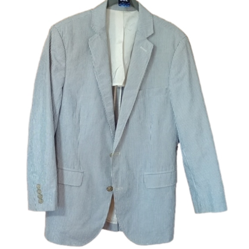 J Crew Men's Seersucker Blazer size 38R